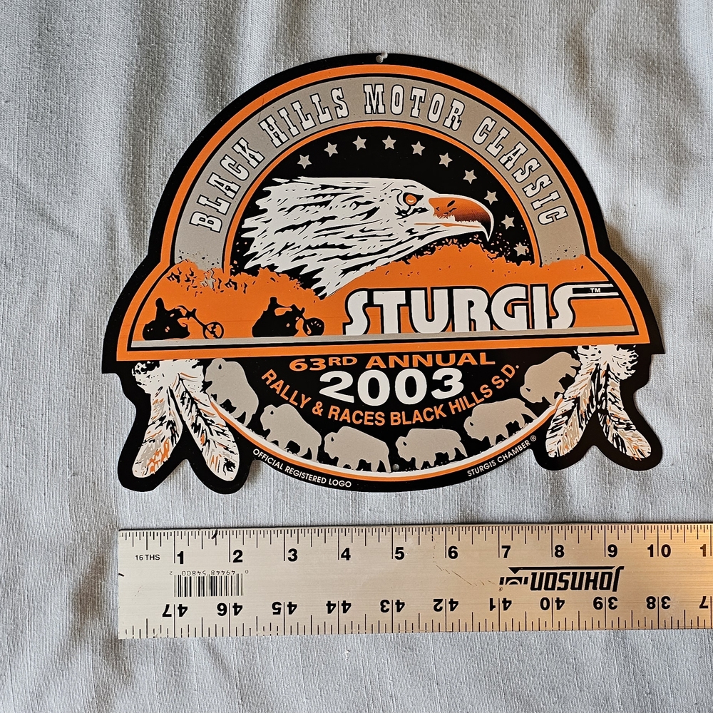 Sturgis Black Hills Motor Classic Wall Decor - Orange and Black